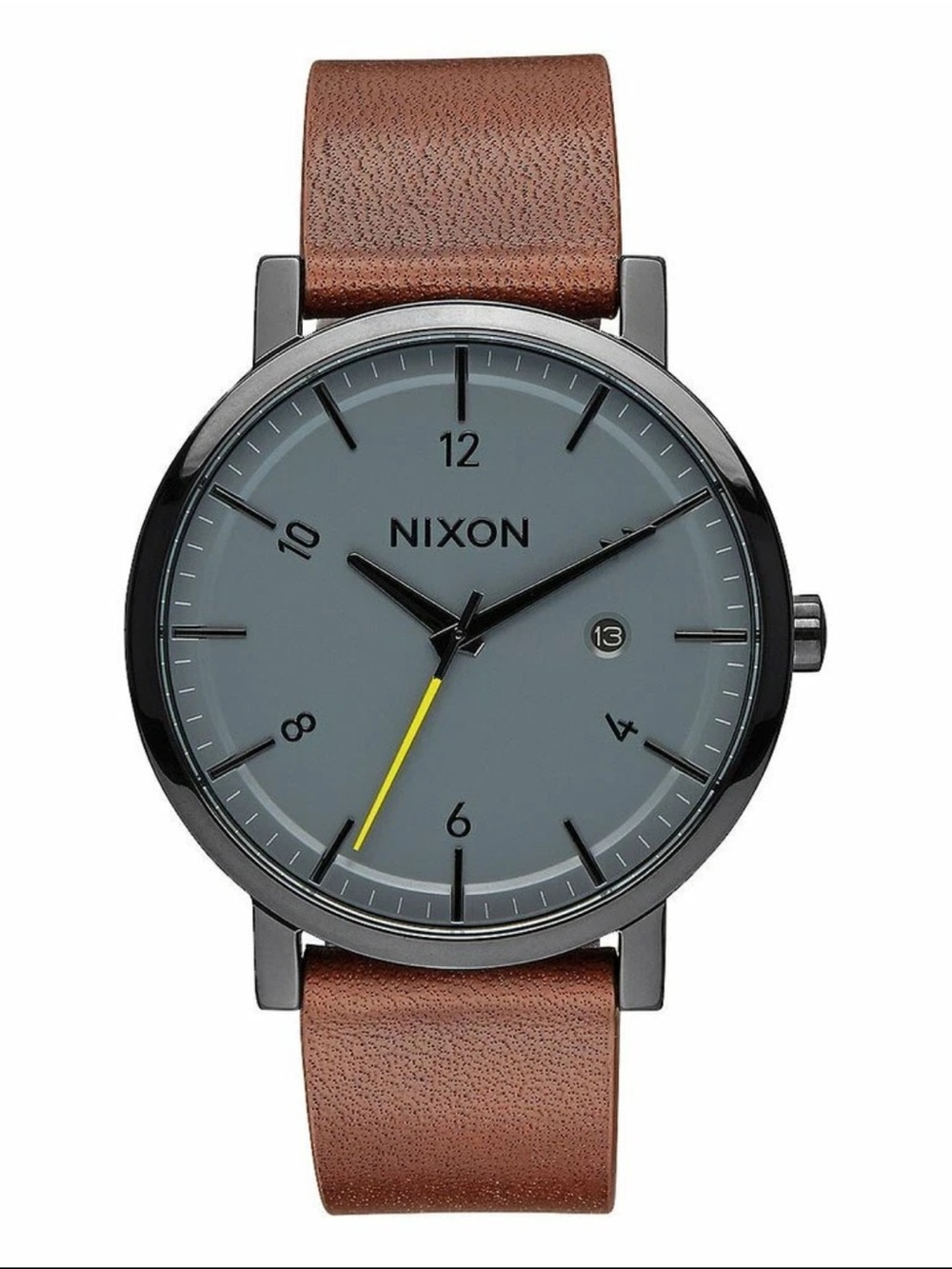 Nixon Rollo Watch -Brothers in Arms- 50M Stainless Steel Japan Movt 18K Charcoal